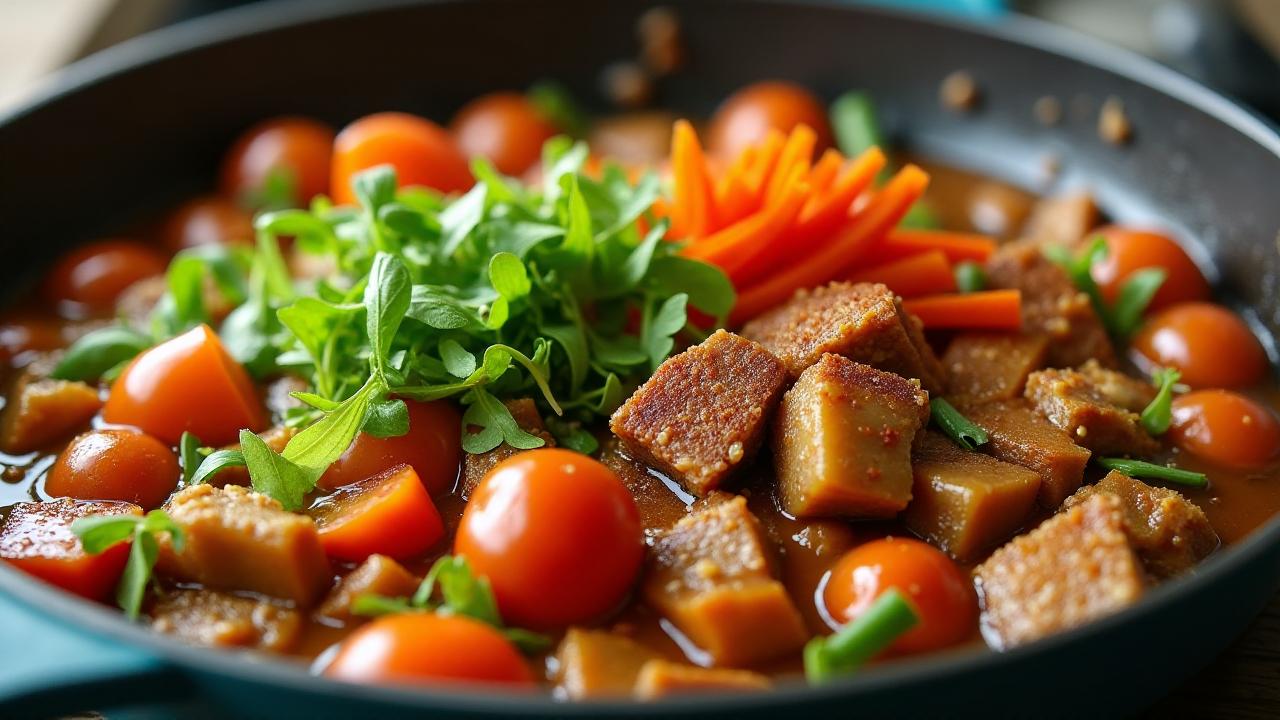 Овощное рагу с мясом в духовке: сытное и полезное блюдо