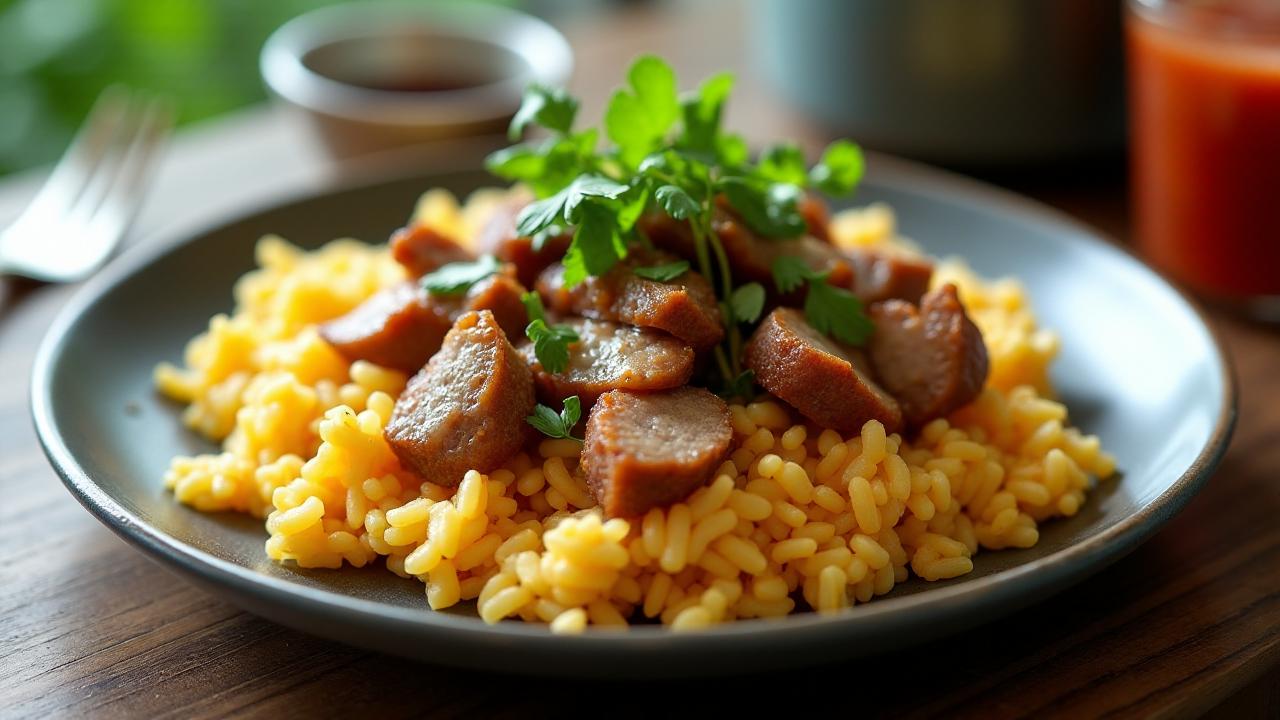 Рис со свининой на сковороде: быстрое и вкусное блюдо