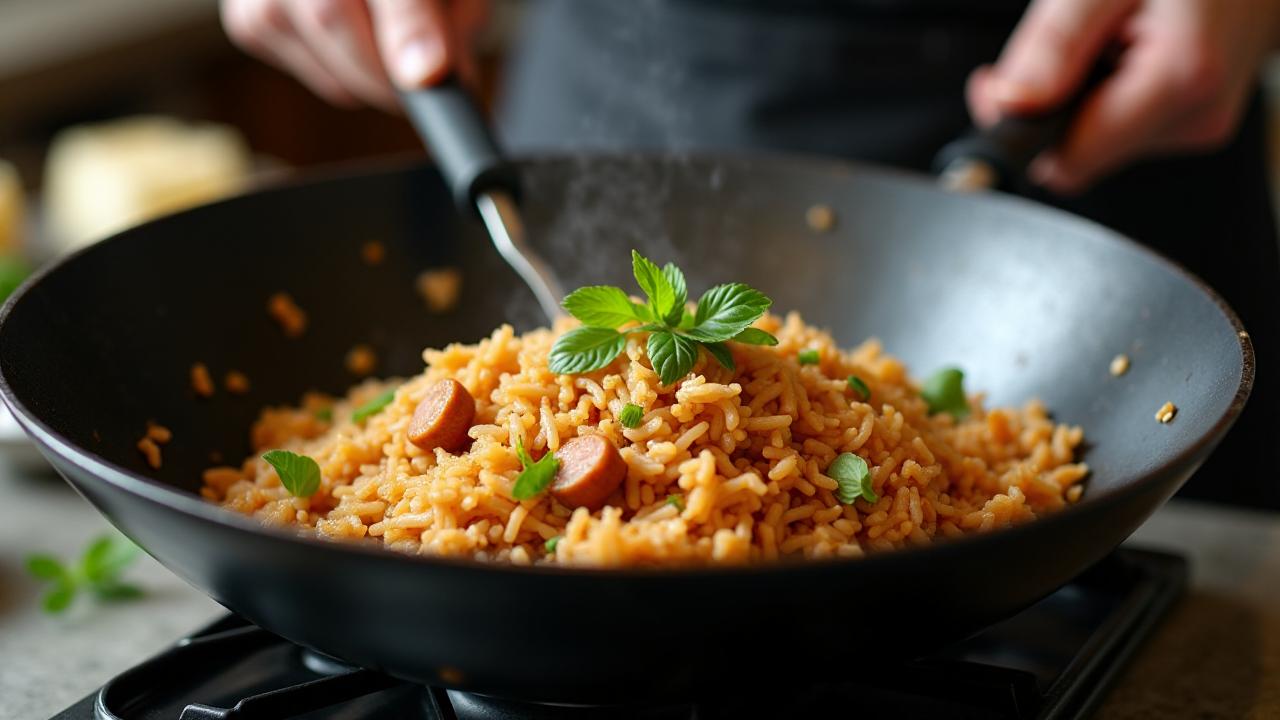 Рис со свининой на сковороде: быстрое и вкусное блюдо