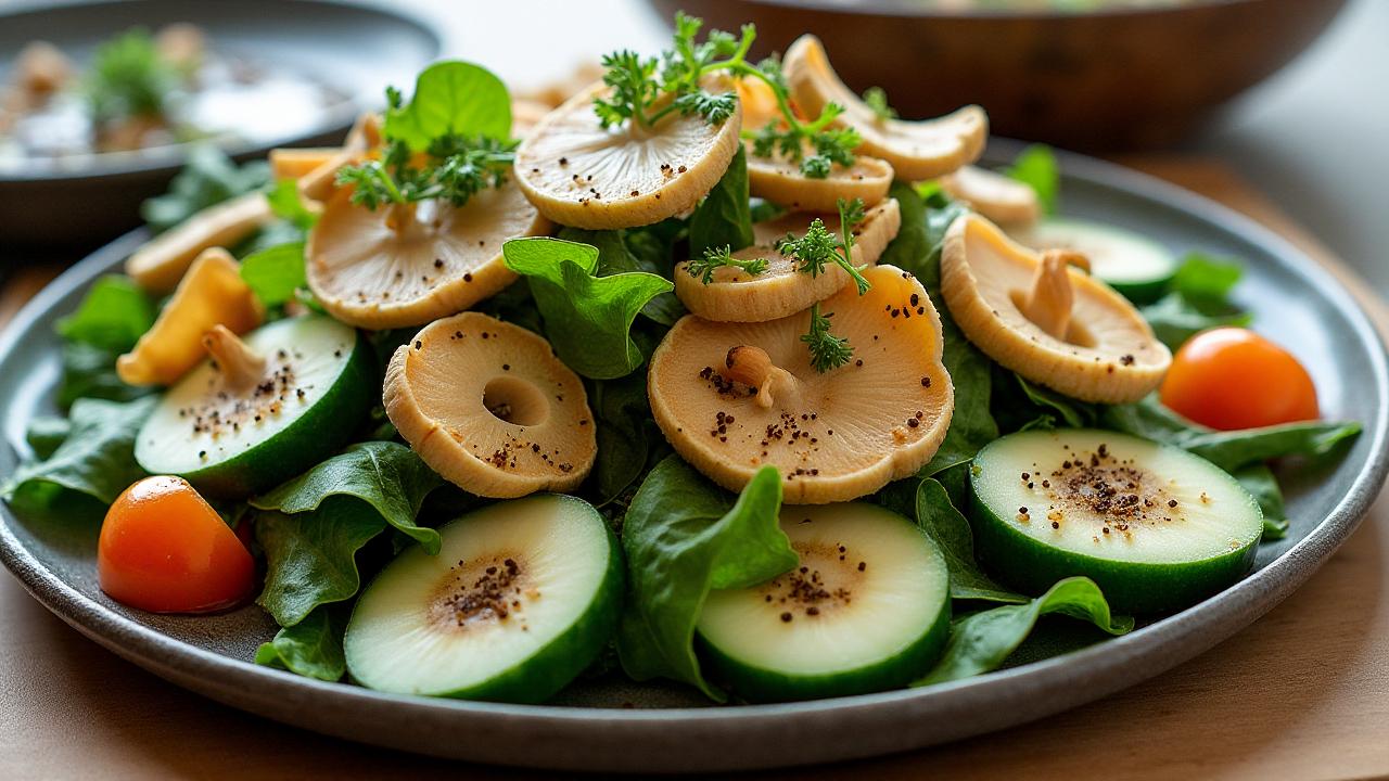 Салат “Лесная полянка” с опятами: вкусное блюдо для праздника