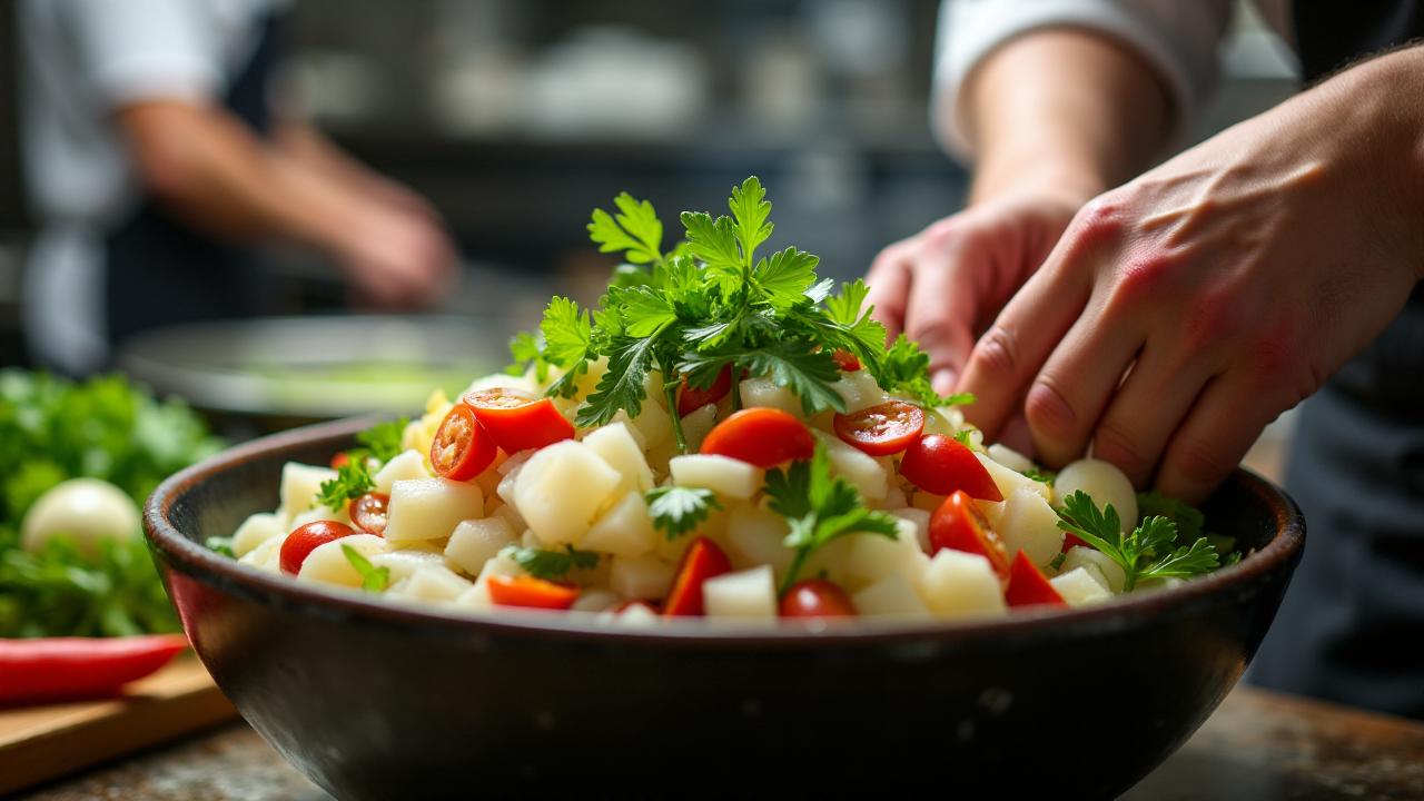 Салат “Полянка” с опятами и курицей: оригинальное блюдо для праздника