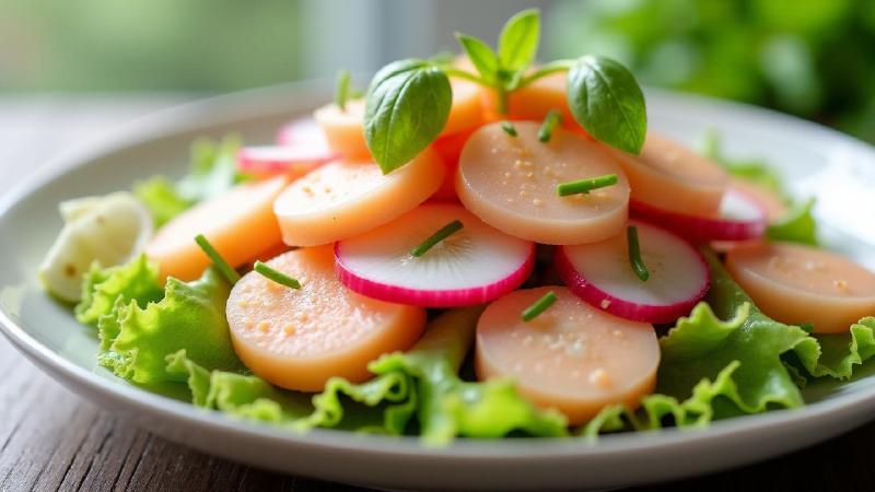 Салат с редиской и крабовыми палочками: легкое и вкусное блюдо