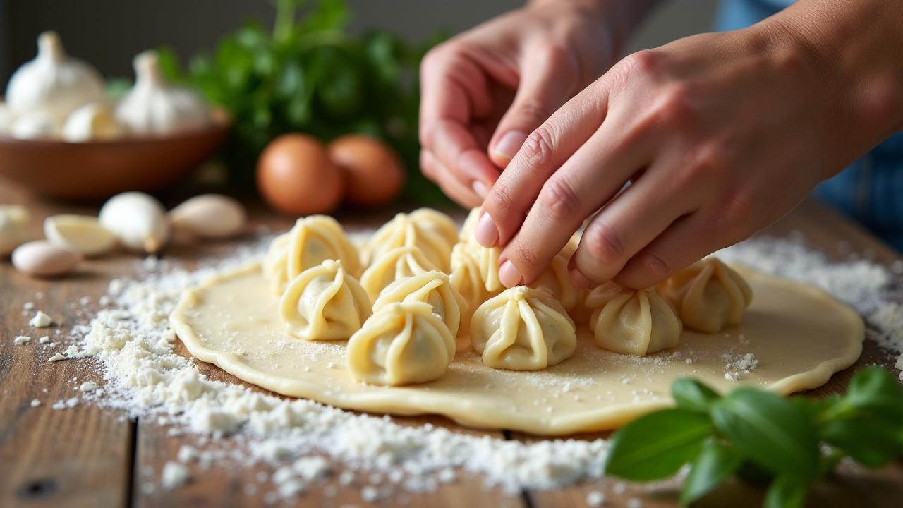 Суп с чесночными галушками: сытное первое блюдо